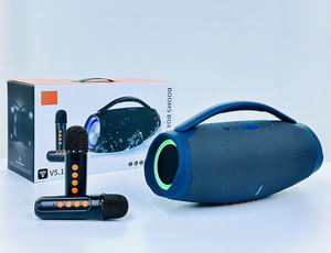 Altavoz de Buen Sonido BOOMS BOX3 (B21) Sistema de Alta Fidelidad, Altavoz Portátil para Fiestas al Aire Libre, Altavoz de Karaoke con Micrófono y Bluetooth - Product Image 5