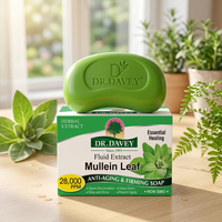 Savon Solide Artisanal Naturel Bio à la Menthe pour Éclaircir et Blanchir la Peau du Corps et du Visage, Sans Produits Chimiques Agressifs