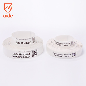 Tùy chỉnh in nhiệt mã QR y tế Nhiệt dây đeo cổ tay tổng hợp giấy dây đeo cổ tay cho bệnh viện - Product Image 4