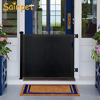 Barrière de sécurité pour bébé Sair, filet en PVC, barrière de sécurité rétractable pour bébé, montage mural, barrière de sécurité pour bébé à verrouillage automatique