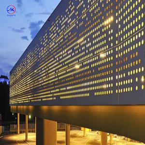 Grille en tôle perforée, forme ovale décalée, tissage sergé, anodisé, résistant à la corrosion, certifié ISO9001 - Product Image 3