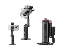 ADYSS A300 Support de suivi panoramique en direct de bureau 360 de haute qualité pour selfie sticks AI suivi automatique du visage