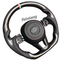 Digunakan untuk Modifikasi Setir Mobil Mazda Atenza Axela dengan Setir Mobil Kulit Tiga-Spoke Berbahan Serat Karbon