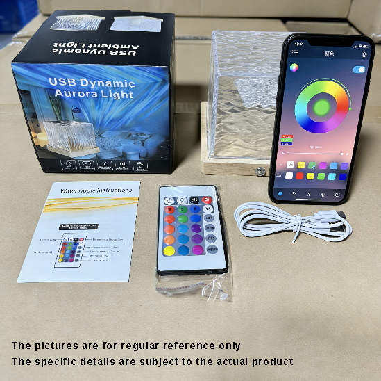 ระลอกน้ำ RGB แบบชาร์จไฟได้ พร้อมแอป