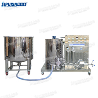 Filtre de congélation de machine de mélangeur de parfum de refroidissement 200L entièrement automatique pour l'équipement de production de cosmétiques de fabrication de parfum