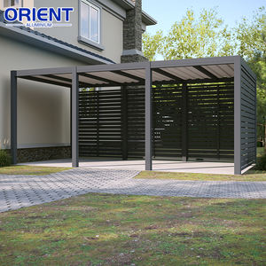 Système de pergola étanche de qualité supérieure Persiennes <span class=keywords><strong>en</strong></span> aluminium réglables Ecrans de confidentialité <span class=keywords><strong>Kit</strong></span> de pergola <span class=keywords><strong>en</strong></span> aluminium bioclimatique - Product Image 1