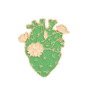 Épingles décoratives personnalisées en métal en forme d'organes, organisateur d'épingles en émail, emballage personnalisé avec carte de support, épingles en émail dur - Product Image 2