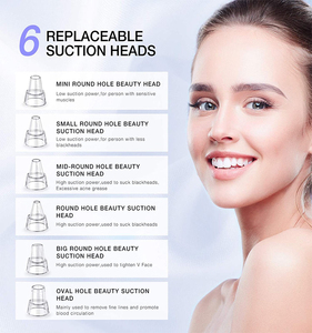 Limpiador de poros Facial portátil, dispositivo eléctrico de succión de espinillas, succión de poros faciales al vacío, removedor de acné y espinillas, 2021 - Product Image 6