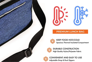 กระเป๋าเก็บความเย็นแบบพกพาสำหรับส่งอาหาร  ผลิตจากวัสดุไม่ถักทอ เป็นมิตรกับสิ่งแวดล้อม  พร้อมโลโก้สั่งทำได้ - Product Image 3