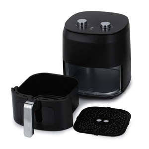 <span class=keywords><strong>Freidora</strong></span> de Aire Inteligente de 5.5L, Horno de Aire de 5L, Cocción Rápida, Multifuncional, Sin Aceite, Pantalla LCD Digital - Product Image 4