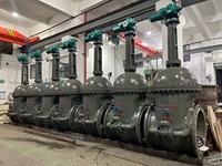 Vannes à opercule en acier moulé DN50-DN1600 425C à commande manuelle pour applications pétrolières, gazières, électriques, traitement de l'eau et chimiques