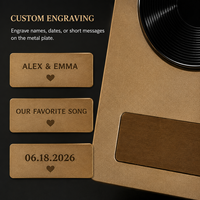 Cadre photo personnalisé avec message gravé et design lumineux pour cadeaux de mariage, d'anniversaire et de fêtes