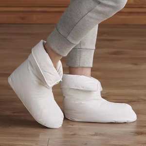 Chaussons d'intérieur ultra-légers et chauds pour l'hiver, en duvet de canard et d'oie, chaussettes en coton doux, antidérapants, pour hommes et femmes - Product Image 3