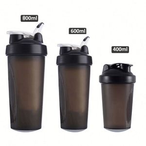 Botella Mezcladora de Plástico con Logotipo Personalizado, Botella Mezcladora de Proteínas para Gimnasio y Deportes, Botella de Agua de 400 ml, 600 ml, 800 ml, Botellas Mezcladoras Libres de BPA - Product Image 4