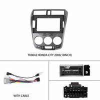 Système multimédia de lecteur DVD de voiture Android de 10 pouces pour 2006 pour Honda CITY Garantie 1 an