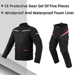 Set Giacca e Pantaloni da <span class=keywords><strong>Moto</strong></span> in Tessuto Oxford Impermeabile per Protezione e Sicurezza, Vendita Diretta dalla Fabbrica AXK, per Uso Esterno, Taglie S-5XL - Product Image 2