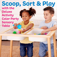 Ensemble de table d'activités Montessori, bacs sensoriels, eau et sable, chambre moderne, chaises de salle de jeux en bois, cadeau pour enfants et tout-petits
