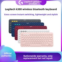 Nouveau clavier sans fil K390 BT - Design rose mignon et portable pour une utilisation sur ordinateur de bureau, au bureau et pour le jeu