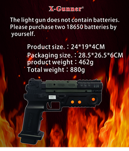 Pistola Luminosa Wireless X-GUNNER per Videogiochi PC e Simulatori Arcade - Product Image 6