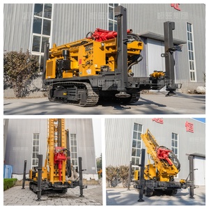 Machine <span class=keywords><strong>de</strong></span> forage <span class=keywords><strong>de</strong></span> puits d'eau pneumatique montée sur chenilles, entraînée par un moteur diesel, <span class=keywords><strong>profondeur</strong></span> 1000 m, Hengwang HW1000S - Product Image 2