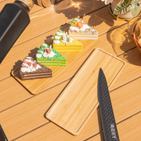 Fabrik Großhandel Rechteckige Bambus lange Serviert ablett Snack Dessert Sushi Serviert eller Käse Charc uterie Board Food Platter