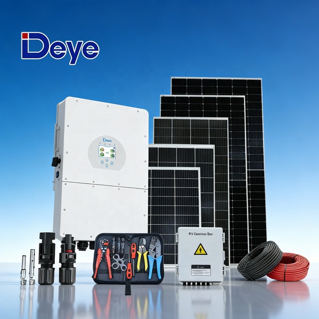 Deye Low Voltage Hybrid Inverter Price Solar Deye Inverter 12kW Three Phase 48 V PV Inverter Energy Storage System