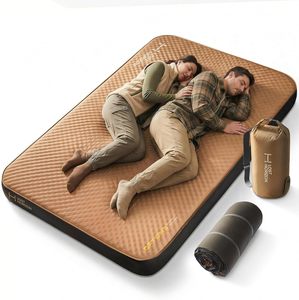 <span class=keywords><strong>Matelas</strong></span> de camping gonflable Air & Foam, <span class=keywords><strong>matelas</strong></span> de couchage auto-gonflant, 4,5 pouces d'épaisseur, avec pompe à air, taille complète - Product Image 1