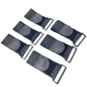 Logotipo personalizado cinturón ajustable correa de almacenamiento hebilla sostenible antideslizante elástico gancho y bucle cinta de sujeción reutilizable bridas para cables - Product Image 1