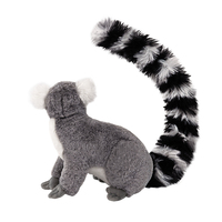 Peluche mignonne de lémur simulée - Compagnon idéal pour votre chambre ou votre bureau sur le bureau