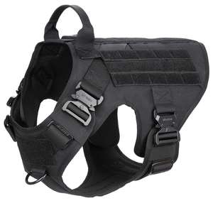 Harness Anjing Taktis Anti Tarik untuk Anjing Besar, Kontrol Mudah, Grosir, Heavy Duty, Custom OEM LOGO - Product Image 4