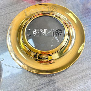 Tapas centrales flotantes (4 piezas) en oro/cromo/plata cepillada/oro cepillado para ruedas de radios y ruedas cóncavas - Product Image 1