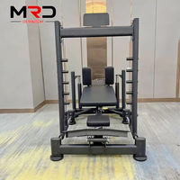 Nuevo equipo de entrenamiento de gimnasio de acero plegable de seis piezas para cadera y piernas, con respaldo ajustable, comercial, para fitness, puente Smith, dominadas, unisex