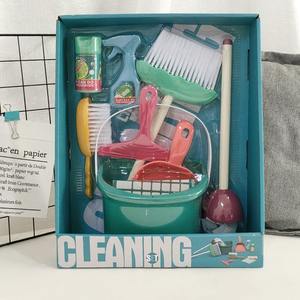 Vente chaude 10 pièces ménage jeux de <span class=keywords><strong>nettoyage</strong></span> semblant jouer <span class=keywords><strong>maison</strong></span> jouet nettoyant outil ménage ensemble <span class=keywords><strong>jeu</strong></span> éducatif pour les enfants d'âge préscolaire - Product Image 5