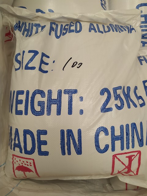 25kg/ba WA F46 White Fused Alumina Price Blasting Material Abrasive