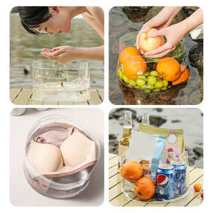 Bassin d'eau spécial de modèle de chat portable pliable de film <span class=keywords><strong>souple</strong></span> transparent avancé de PVC pour des pique-niques extérieurs - Product Image 4