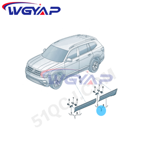Wgyap แถบล่างประตูด้านหลังซ้าย3CN โครเมี่ยม950 C F D <span class=keywords><strong>G</strong></span> N 9B9 GRU ryp สำหรับ Volkswagen teramont Las atter atlc 2018 - Product Image 6