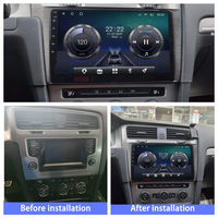 Dernière usine Meihua 7/9/10 pouces Android voiture stéréo QLED 8-Core autoradio unité principale pour VW GOLF7 2013-2020
