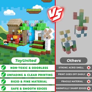 100 pièces Cubes de construction magnétiques ensemble Puzzle Construction bloc magnétique bricolage Cubes en plastique 3d modèle décompression jouet pour enfants - Product Image 4