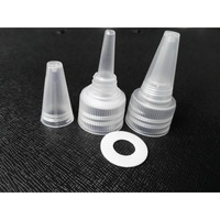 Tapón Eléctrico para Botella Cosmética, Cuentagotas de Plástico PP, Latas para Embalaje de Reactivos de Tinta, 18/20/24/28mm