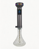 Nouvelle Chicha Électrique de Luxe 2025 en Aluminium Rechargeable avec Batterie Sans Charbon
