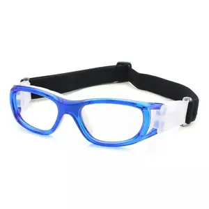 Lunettes de basket-ball anti-impact en silicone lunettes de basket-ball pour sports de plein air lunettes d'entraînement