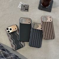 Coque de téléphone personnalisée en fibre de carbone pour iPhone 13-17, anti-rayures, anti-traces de doigts, avec protection magnétique