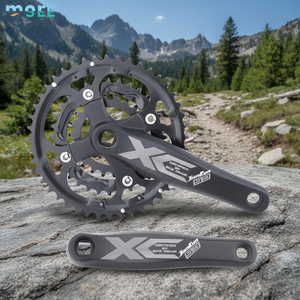 SeeMore Pédalier à trou carré VTT bielles vélo manivelle pédalier manivelles changement de vitesse engrenage fixe pièces de vélo - Product Image 1