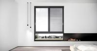 Ventana Corredera de Aluminio Insonorizada T60, Ventanas Correderas de Vidrio Templado de Doble Acristalamiento para Viviendas Residenciales