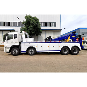 Camions de dépannage Dongfeng 8x4 30-50T LHD DFAC, dépanneuses routières lourdes à vendre - Product Image 2