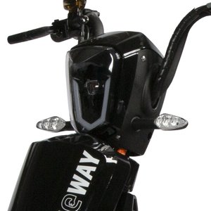 Scooter Eléctrico RACCEWAY E-BABETA de Dos Plazas, Neumático Grueso de 11 Pulgadas, Potencia de 250W, 48V, Alcance de 80 km por Carga, Velocidad de 25 km/h, Color Rojo - Product Image 1