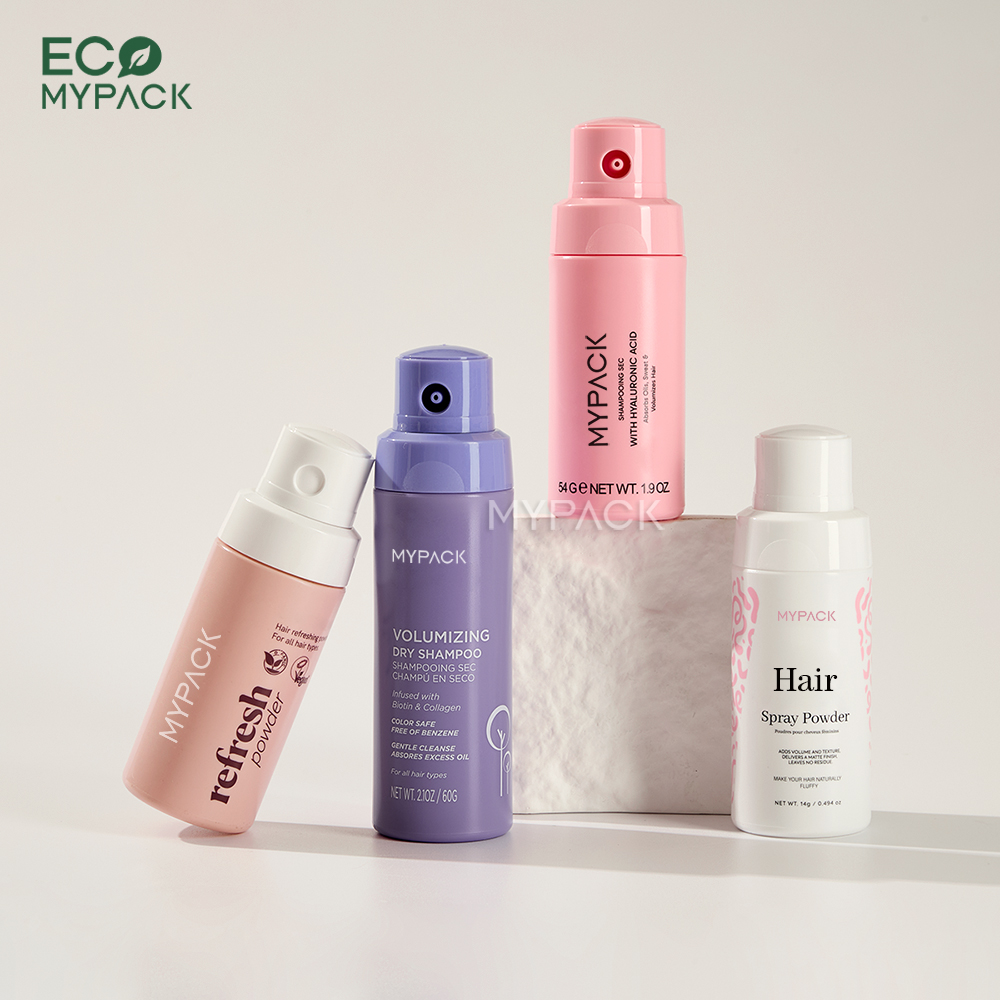 ECOMYPACK, переработанный пустой, уникальный, выдавливаемый сухой шампунь для тела, детский порошок, спрей, пластиковая бутылка, 100 г, 150 г