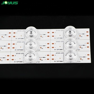 Réparation JY-621 rétro-éclairage TV Led <span class=keywords><strong>hdmi</strong></span> synchronisation à écran perle unique remplacement universel 6V OD20 lentille carrée un Module 50*18mm - Product Image 4