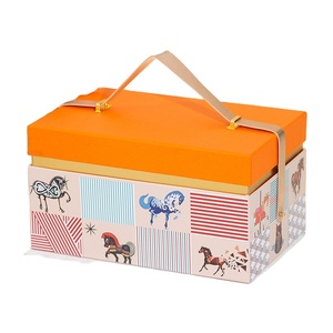 Business <strong>Cardboard</strong> <strong>Suitcase</strong> Baby Born Hijab Beauty New Jewelry Shirt Bag Gift Box Set 2024 - Product Image 1