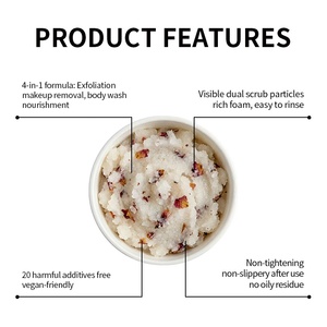 Exfoliante Corporal y para Pies con Sal Marina Natural, Exfoliante para Baño SPA, Sal Blanqueadora, Exfoliante Antiacné, Limpieza Profunda de la Piel - Product Image 3